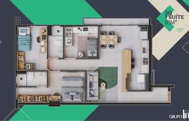 Play Residence | Apartamento 2 e 3 Quartos – Parque Amazônia – Goiânia/Goiás
